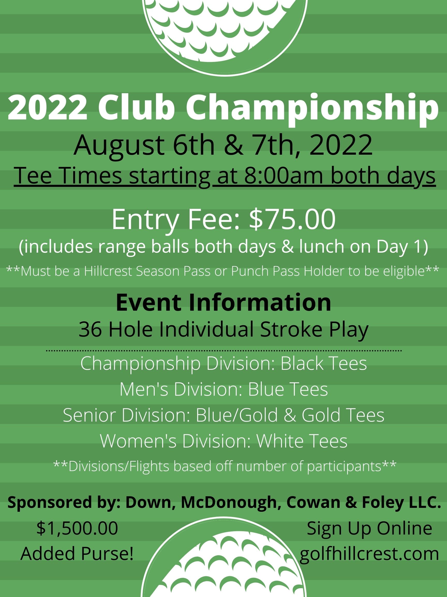 2022 Club Championship Clyer